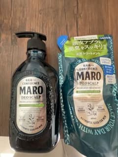 MARO 薬用デオスカルプシャンプー＆詰替トリートメントセットのサムネイル
