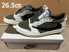 Travis Scott × Nike Jordan 1 Low Oliveのサムネイル
