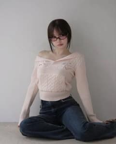 andmary Taylor hoodie knit tops - メルカリ