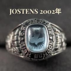 JOSTENS 2002년 9호 칼리지 링 미국 빈티지 LTM 블루