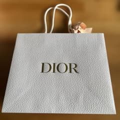 Dior ホワイトショップ袋 レザー調のサムネイル