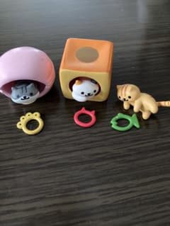 고양이 아츠메 피규어 세트 캡슐 장난감 고양이