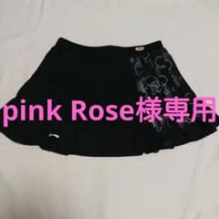 リーニン　JTTA 試合着用可　ブラック プリーツスコート　 Lサイズのサムネイル