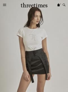 aespa カリナ着用 threetimes arch belt skirt - メルカリ