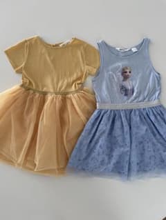 H&M キッズ ワンピース 2点セット 110-116cm エルサ プリンセスのサムネイル