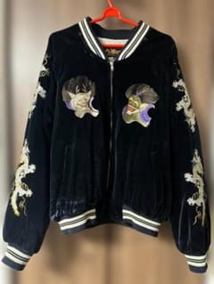 Humber 別珍 風神雷神 スカジャン M ヴィンテージ - メルカリ