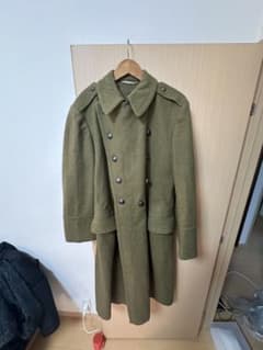 ルーマニア軍　ウール　ロングコート　ヴィンテージのサムネイル