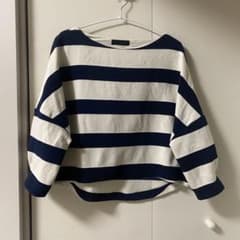 JEANASIS ジーナシス 七分　ボーダー　マリンのサムネイル