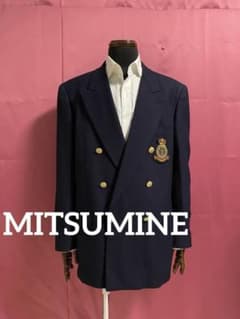 MITSUMINE◆ミツミネ◆メンズダブルブレストテーラードジャケット 紺ブレ