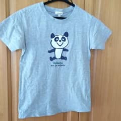 グレー　パンダ柄　Tシャツのサムネイル