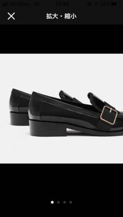 zara ローファー パンプス フラットシューズ 38のサムネイル