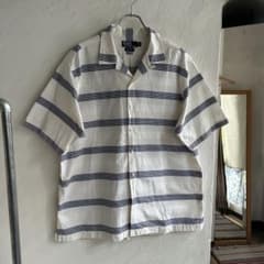 Ralph Lauren CALDWELL ボーダー オープンカラーシャツ Ralph Lauren CALDWELL ボーダー オープンカラーシャツ - メルカリ