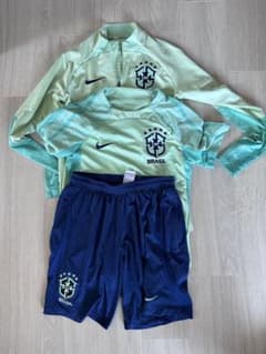 は*ー様 ブラジル代表 Nike ジャージ・ショートパンツセット　ドリルトップのサムネイル