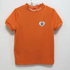 archivio アルチビオ ゴルフウェア 半袖シャツ オレンジ 38 - メルカリ
