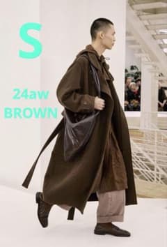 Lemaire Wrap Coat BROWN 国内正規品 - メルカリ