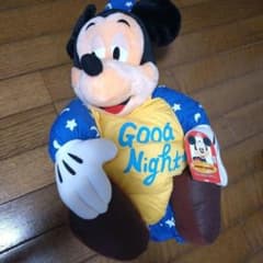 ディズニー ミッキーマウス パジャマ入れ ぬいぐるみ TOMY レトロレア