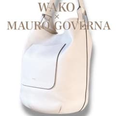 銀座和光×マウロゴベルナ 現行品 イタリア製 肩掛け可 ワンショルダーバッグ 白 m65126574899_1.jpg?1766881860