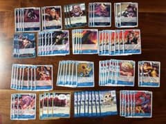ワンピースカードゲーム 最強の戦士 青色デッキパーツ　R以下　まとめ売りのサムネイル