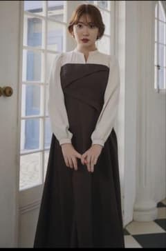 Herlipto♡Bicolor Draped Dress - メルカリ