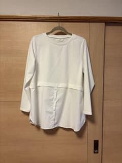 IEDIT ホワイト 長袖シャツ 3Lのサムネイル