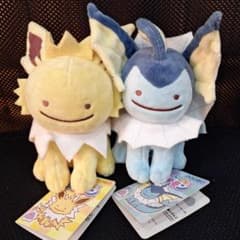 ポケモンセンター シャワーズ サンダース へんしん ぬいぐるみ - メルカリ