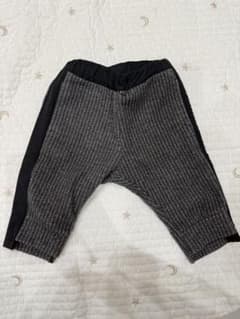 【BeBe Petits Pois Vert】　裏起毛パンツ　80cm