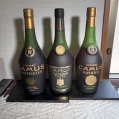 未開栓】CAMUS コニャック ナポレオン 3本セット - メルカリ