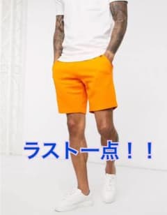 ☆ブランド完売品☆大人気☆asos☆オレンジハーフパンツ☆のサムネイル