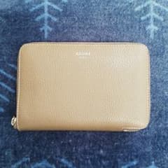 Kyon様専用。CELINE ミディアムジップウォレット レザー  グレージュのサムネイル