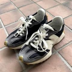 New Balance 327 MS327KB1 ブラック グレー 23cmのサムネイル