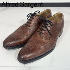 希少❗️Alfred Sargent ウィングチップ ストレートチップ 革靴 - メルカリ