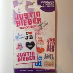 ジャスティンビーバー  Justin Bieber タトゥーシールのサムネイル