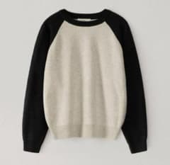 scheme raglan knit blackのサムネイル