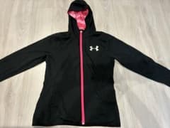 Under Armour フード付きジャケット ブラック/ピンクのサムネイル
