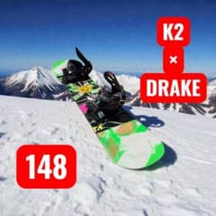 スノーボード K2 150cmビンディングDRAKE size S/Mセット K2 スノーボード 148cm DRAKE ビンディング付 初心者向けセット - メルカリ