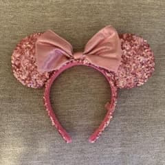 ディズニー カチューシャ スパンコール ピンクのサムネイル