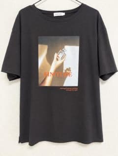 LEPSIM アソートフォトプリントT チャコールグレーのサムネイル