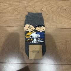 スヌーピー ソックス グレーのサムネイル