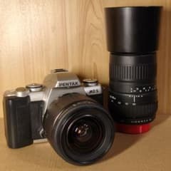 真鍮ギヤ交換済】フィルム一眼レフ PENTAX MZ-5 Wレンズセット - メルカリ