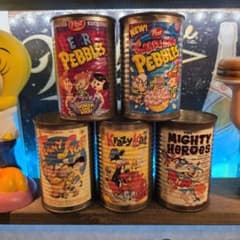 【24時間以内発送】アメリカン雑貨 アンティーク風 空き缶 5個セット