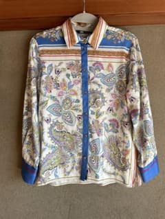 ZARA サテン柄シャツのサムネイル