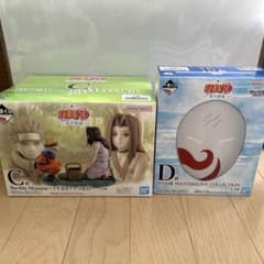 이치 반 쿠지 NARUTO 나루토 파도의 국편 C상 나루토 & 화이트 피규어 + D상