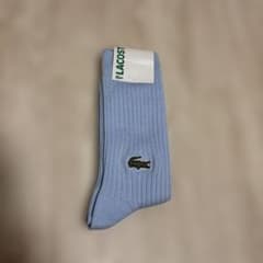 LACOSTE ラコステ ソックス 靴下 ライトブルー 24-26cm
