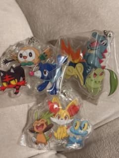 ポケモン 旅立ちの3匹アクリルスイング 3個セットのサムネイル