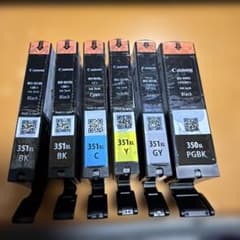 【純正・新品未使用】Canon BCI-351XL+350XL 5色6本セットのサムネイル