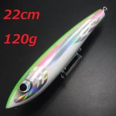 ☆ 緑ピンク ウッドダイビングペンシル 120g ガンマタイプ - メルカリ