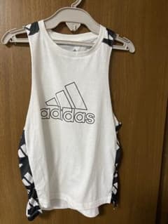 adidas ノースリーブ トップス ホワイトのサムネイル
