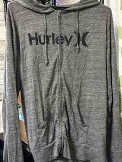 PTP K着用 Hurley フルジップ パーカー M グレーのサムネイル