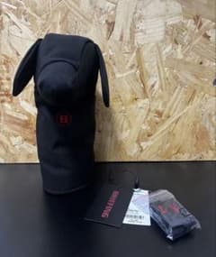 BRIEFING doggy Dog-shaped Headcover, Black