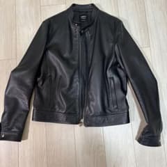 EMMETI ラムレザーシングルライダースジャケット サイズ50 - メルカリ